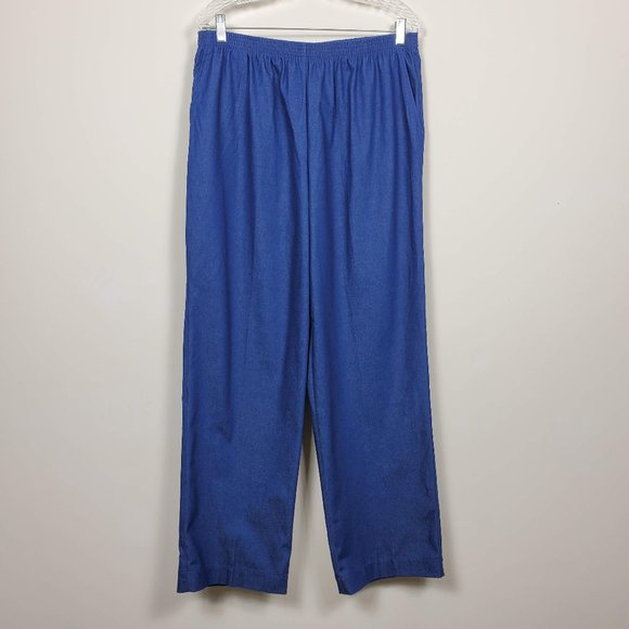 alfred dunner denim pull on pants